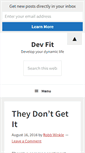 Mobile Screenshot of devfit.com